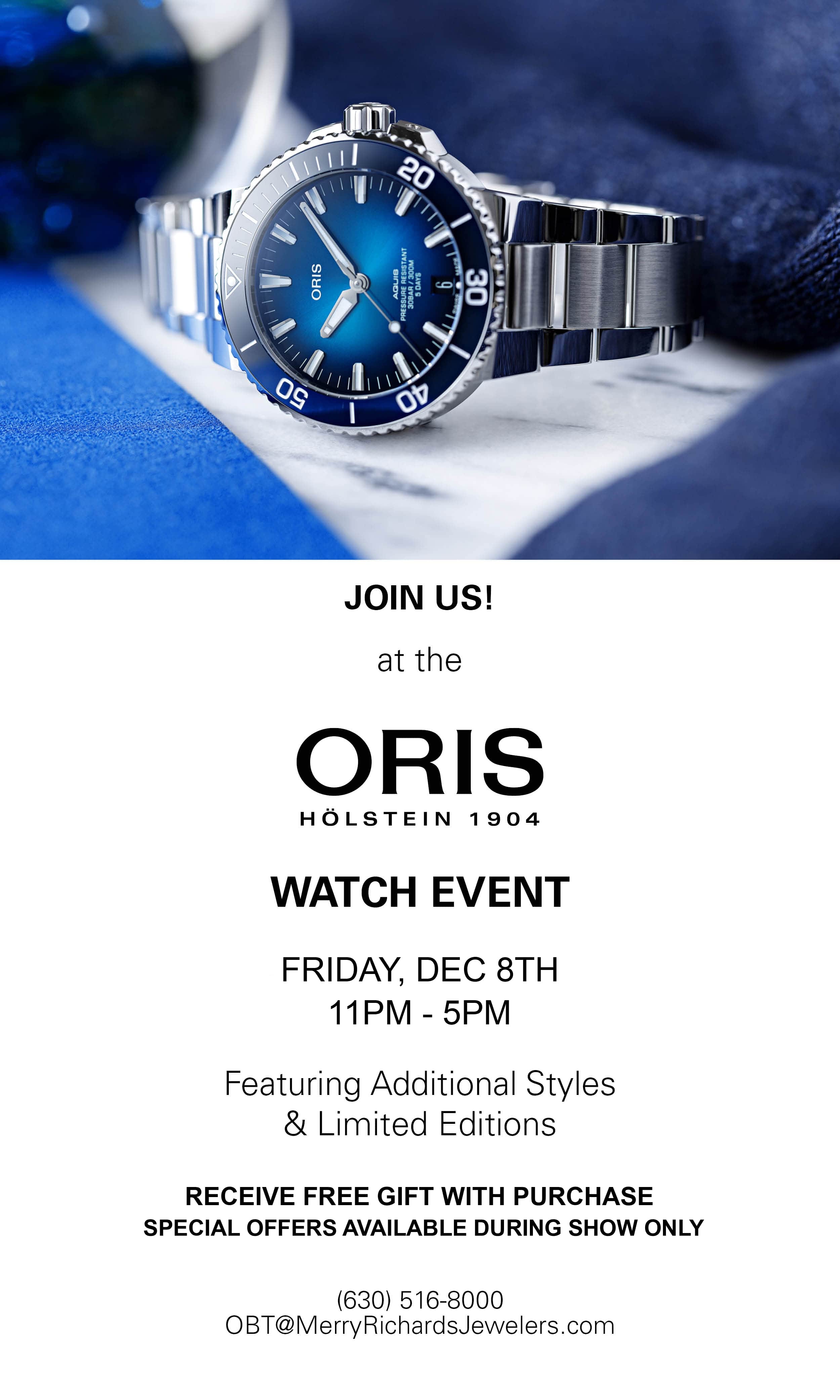 Oris Watch Event Oris Watch Event