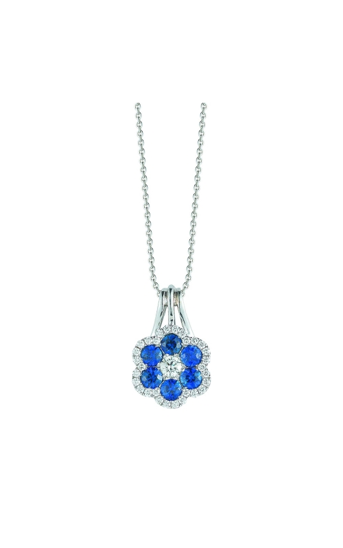 Sapphire and Diamond Necklace