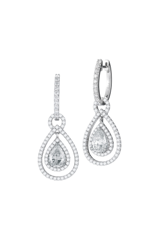 18K White Gold Diamond Earrings 18K White Gold Diamond Earrings