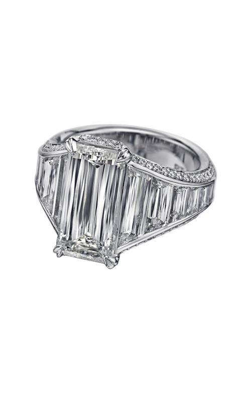 Christopher Designs Crisscut Emerald Ring 97C-EC Christopher Designs Crisscut Emerald Ring 97C-EC