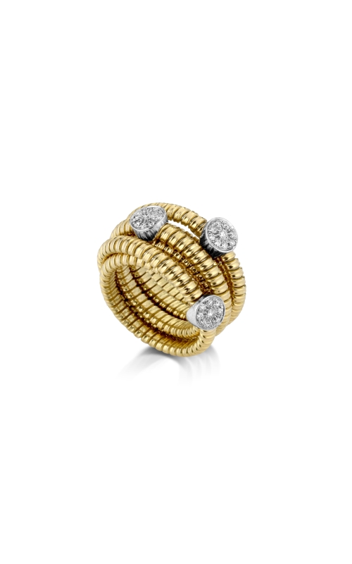 18k Rose Gold with Diamonds with 3 Wraps